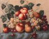 Схема вышивки «Персики и виноград»