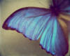 Схема вышивки «Синяя бабочка»