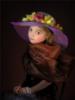 Схема вышивки «Девочка в шляпе»
