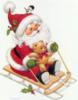 Схема вышивки «Санта клаус»
