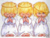 Схема вышивки «Три ангелочка»