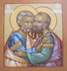 Схема вышивки «Икона Петра и Павла»