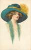 Дама в зеленой шляпке: оригинал