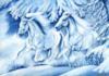 Схема вышивки «Кони на снегу»