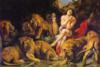 Схема вышивки «Даниил в логове львов»