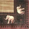 Схема вышивки «Подушка"Слоны"»