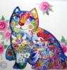 Схема вышивки «Нарядные кошки»