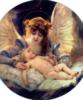 Схема вышивки «Ангел и младенец»