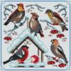 Схема вышивки «Кормушка для птиц»