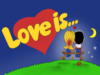 Схема вышивки «Love is...»
