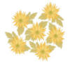 Схема вышивки «Yellow flowers»