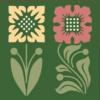 Схема вышивки «Floral Decoration - Folclore»