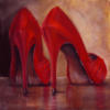 Схема вышивки «Красные туфли»