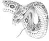 Схема вышивки «Змей»