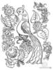Схема вышивки «Птица»