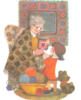 Схема вышивки «Бабушка и внучка»