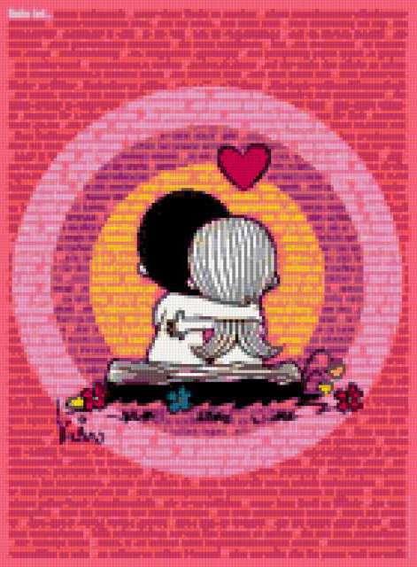 Схема вышивок крестом love is Схема вышивок крестом love is