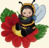 Схема вышивки «Маленькая пчелка»