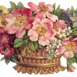 Схема вышивки «Ккорзина с цветами»